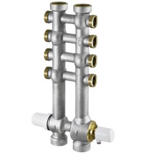 434.05.00 Collettore complanare mono-zona 3/4" 6+6 RBM - immagine 1
