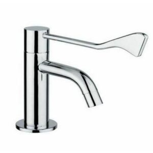 02150 Rubinetto per lavabo minimale con leva clinica con limitatore 6l/min IDRAL