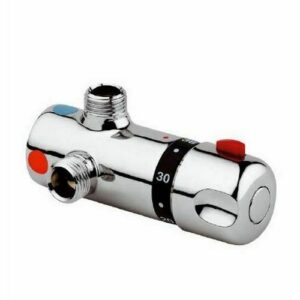 09029 Miscelatore termostatico sotto boiler con kit di installazione IDRAL