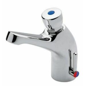 08012 Miscelatore per lavabo temporizzato con comando a pulsante IDRAL