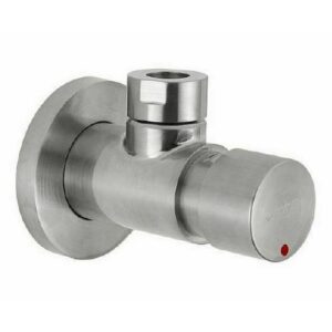 0842030 Rubinetto temporizzato lavabo serie INOX con comando a pulsante IDRAL