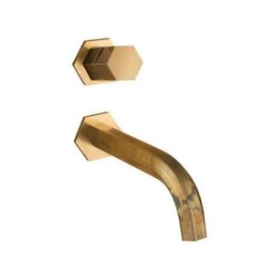 456700000027 Rubinetto miscelatore lavabo monocomando a parete in ottone MAMOLI