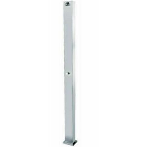 09220 Colonna doccia in acciaio inox con rubinetto a pulsante  IDRAL