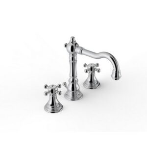 55010102A00CRCR Rubinetto lavabo cromato Classic Kent 2 ZAZZERI - immagine 1