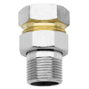 58.09.00 Raccordo dritto 3 pezzi nichelato 2" RBM