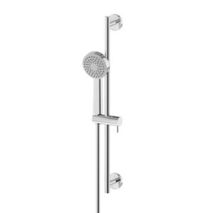 60658.21.018 Asta saliscendi con doccetta in ABS e flessibile in PVC 150 cm senza presa acqua cromo NEWFORM