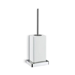 62915.21.018 Porta scopino a muro con scopino ceramica cromo NEWFORM