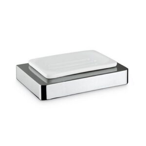 62950.21.018 Porta sapone da appoggio ceramica cromo NEWFORM