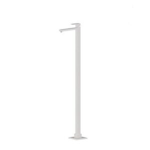 66418E.21.018 Miscelatore monocomando per lavabo con colonna di alimentazione a pavimento cromo NEWFORM