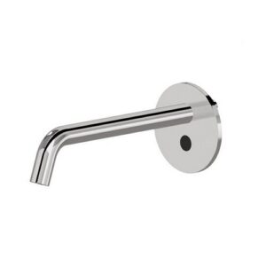 66709E.31.028 Parte esterna bocca di erogazione a parete per lavabo cromo spazzolato NEWFORM