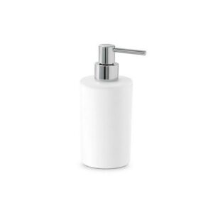 67260.21.018 Dosa sapone da appoggio ceramica bianca cromo NEWFORM
