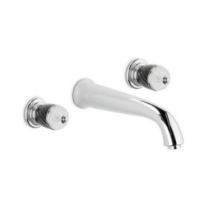 68030E.21.018 Parte esterna gruppo lavabo 3 fori a parete senza scarico cromo NEWFORM