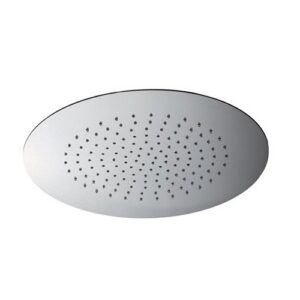 682.21.018 Soffione tondo ad incasso in acciaio con getto pioggia Ø 400mm cromo NEWFORM
