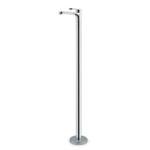 68918E.21.018 Parte esterna miscelatore monocomando per lavabo con colonna di alimentazione a pavimento senza scarico cromo NEWFORM