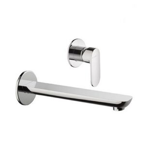 69330.21.018 Gruppo miscelatore monocomando a parete per lavabo completo di parte incasso senza scarico cromo NEWFORM