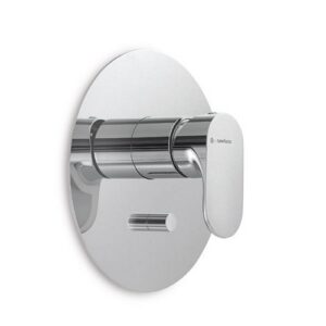 69470E.21.018 Parte esterna miscelatore monocomando ad incasso con deviatore a due uscite 1/2" cromo NEWFORM
