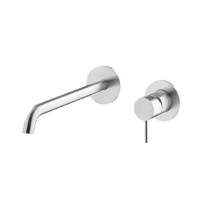 69628EX.50.050 Parte esterna gruppo miscelatore monocomando a parete per lavabo, senza scarico acciaio inox  NEWFORM