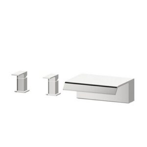 70033.21.018 Gruppo bordo vasca con getto a cascata cromo NEWFORM