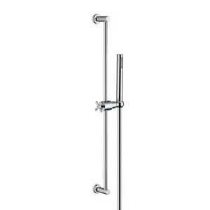 70856.21.018 Asta saliscendi completa di doccia in ottone e flessibile 150 cm senza presa acqua cromo NEWFORM