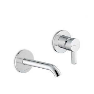 71028E.21.018 Parte esterna gruppo miscelatore monocomando a parete per lavabo senza scarico cromo NEWFORM