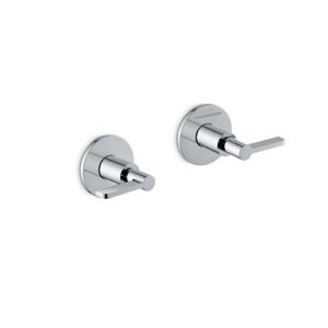 71057E.21.018 Parte esterna gruppo doccia da incasso con entrate ed uscite da 1/2" cromo NEWFORM