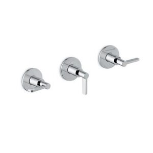 71072E.21.018 Parte esterna gruppo doccia incasso completo di deviatore a 2 uscite 1/2” cromo NEWFORM