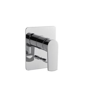 72070E.21.018 Parte esterna miscelatore monocomando ad incasso con deviatore automatico a due uscite 1/2" cromo NEWFORM