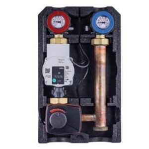 735NMSX-086-WP Gruppo di distribuzione mix 3 vie con motore senza pompa sx 1-1/2"x 1" - WP - M230V TE-SA