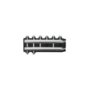 745A-21 Collettore complanare inox att 1-1/2"F coibentato 1-1/4"F x 2+1 vie TE-SA - immagine 1