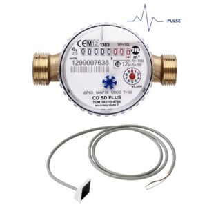 997.06.00 Contatore volumetrico a turbina 1" VH25 acqua calda RBM