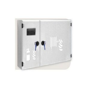 CE23B225 Naspo Dn25 A Parete Bianco Twin C/Portaest. Tubo Bianco Mt.25 MANFREDI