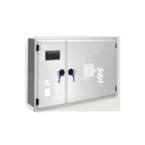CE33B225 Naspo Dn25 A Parete Bianco Twin C/Portaest. Tubo Rosso Mt.25  MANFREDI