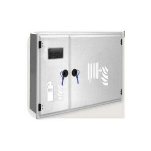 CE35B230 Naspo Dn25 Incasso Bianco Twin C/Portaest. Tubo Rosso Mt.30 MANFREDI