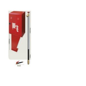 CE48C430 Cassetta con piantana H 800 Rub. A Secco M 30 Mistral 13 Dn45  MANFREDI - immagine 1