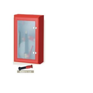 CE51A220 Idrante Linea Disegno Due Rosso Mt.20 Miami Dn45 Art.Ce51 MANFREDI