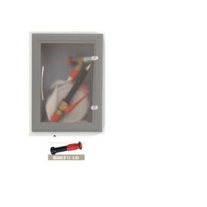 CE54A215 Idrante Portello L/ Disegno Tre Grigio Mt.15 Miami Dn45 MANFREDI