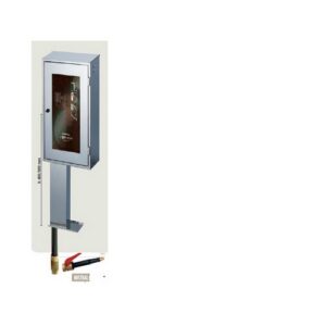 CE79D125 Cassetta Inox con piantana H 400 Rub. A Secco M 25 Mistral Dn45 MANFREDI