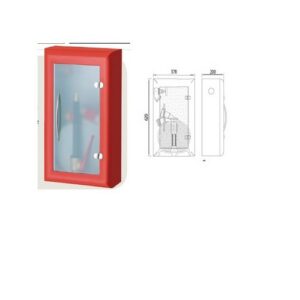 CV1222AR Cassetta Linea Disegno Due A Parete Rosso Dn 45 MANFREDI