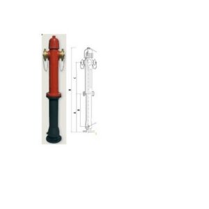 ID121VFI Idrante Soprasuolo 'Euro' Uni Tipo A Dn80 C/2Mm 700 MANFREDI