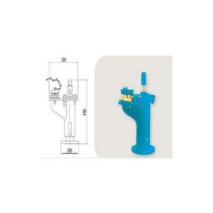ID181VFI Idrante Sottosuolo Dn 80Attacco Filettato Dn 70Mm 600 Art.146 MANFREDI