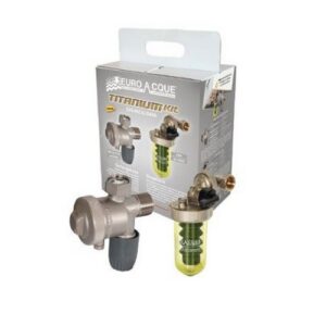 KITTITAN Defangatore filtro magnetico ottone con dosatore di polifosfati KIT TITANIUM EUROACQUE