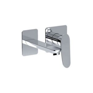 PE173954VI Miscelatore Lavabo a parete con bocca a sinistra EURORAMA