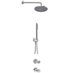 PER55000SLTCR Kit doccia con soffione e braccio EURORAMA
