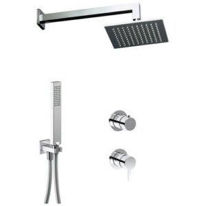 PER55015SL Kit doccia con soffione e doccetta monogetto EURORAMA