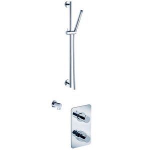 PER55050TAMESLR Set doccia con asta saliscendi e doccetta monogetto EURORAMA