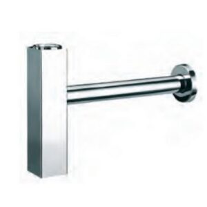 R0260 Sifone quadro a bottiglia 1"1/4 cromo EURORAMA