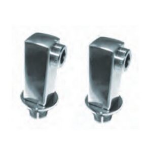 R1063 Coppia colonnette per gruppo vasca G3/4"x G3/4" ad eccentrico cm 7 cromo EURORAMA