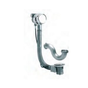 R1805 Colonna di scarico vasca 3 funzioni con sifone cromo EURORAMA