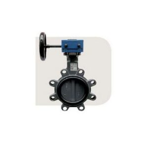 VFL089B Valvola A Farfalla Lug Ghisa Sferoid. Dn80 C/Riduttore Manuale MANFREDI