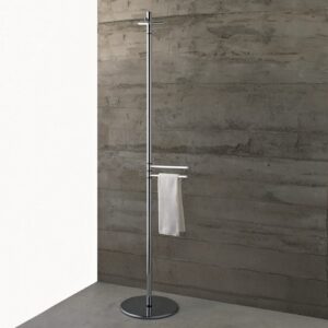 0821-C Piantana alta finitura cromata RIVIERA TL BATH - immagine 1